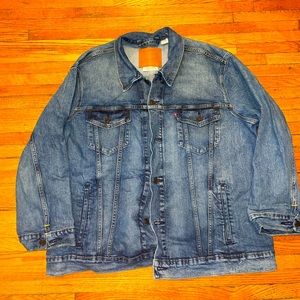 Levi’s Premium Stretch Denim Jacket Men’s blue denim XXL